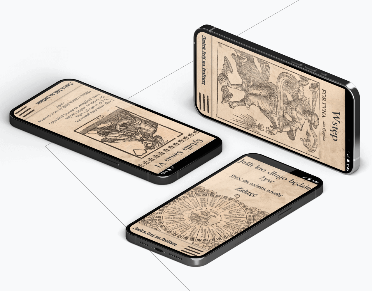 Mockup with smartphones